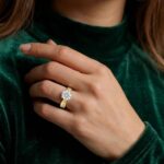 21K Gold Adjustable Ring – 2.610g Round Stone Open Band - Image 2