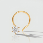21 Carat Gold Solitaire Diamond Nose Ring | 0.250g