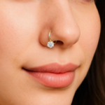 21 Carat Gold Solitaire Diamond Nose Ring | 0.250g - Image 2