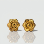 21 Carat Gold Flower Concentric Ring Tops | 0.900g | 21K Pure Gold