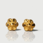 21 Carat Gold Tiny Ribbed Flower Tops | 0.300g | 21K Pure Gold