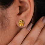 21 Carat Gold Tiny Ribbed Flower Tops | 0.300g | 21K Pure Gold - Image 2