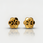 21 Carat Gold Five Petal Dome Flower Tops | 0.790g | 21K Pure Gold