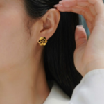 21 Carat Gold Five Petal Dome Flower Tops | 0.790g | 21K Pure Gold - Image 2