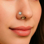 21 Carat Gold Four Prong Diamond Nose Pin | 0.250g - Image 2