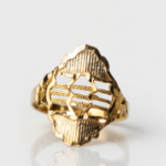 21K Gold Baby Scorpion Ring | Handcrafted Gold Infant Ring(0.660g)