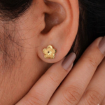 21 Carat Gold Five Petal Flower Tops | 0.720g | 21K Pure Gold - Image 2