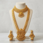 21 Carat Gold Bridal Jewellery Set | 18 Tola 210g