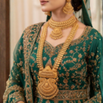 21 Carat Gold Bridal Jewellery Set | 18 Tola 210g - Image 2