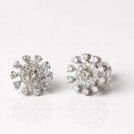 21 Carat White Gold Diamond Sunburst Starburst Tops | 2.820g