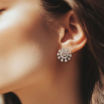 21 Carat White Gold Diamond Sunburst Starburst Tops | 2.820g - Image 2