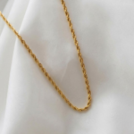 21 Carat Gold Rope Chain Necklace | 7.700g | 21K Pure Gold