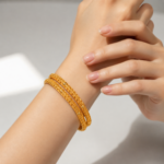 21 Carat  Gold-Plated Classic Geometric Bangle Pair (2 Pcs) - Image 2