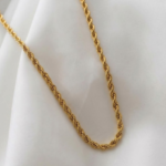 21 Carat Gold Rope Twist Chain | 6.390g