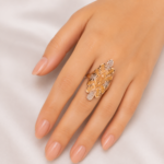 21 Carat Gold Floral Ring for Women - Image 2