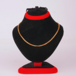 21 Carat Gold-Tone Herringbone Chain Necklace for Women