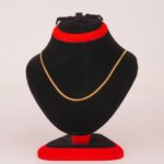 21 Carat Gold-Tone Curb Chain Necklace for Women
